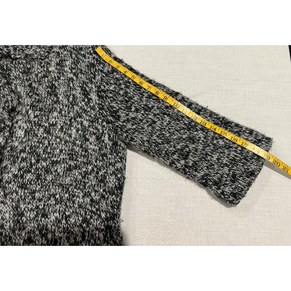 Pendleton Womens Gray Black Sweater Coat Jacket Cardigan Plus 2X Chunky Knit - Picture 6 of 10